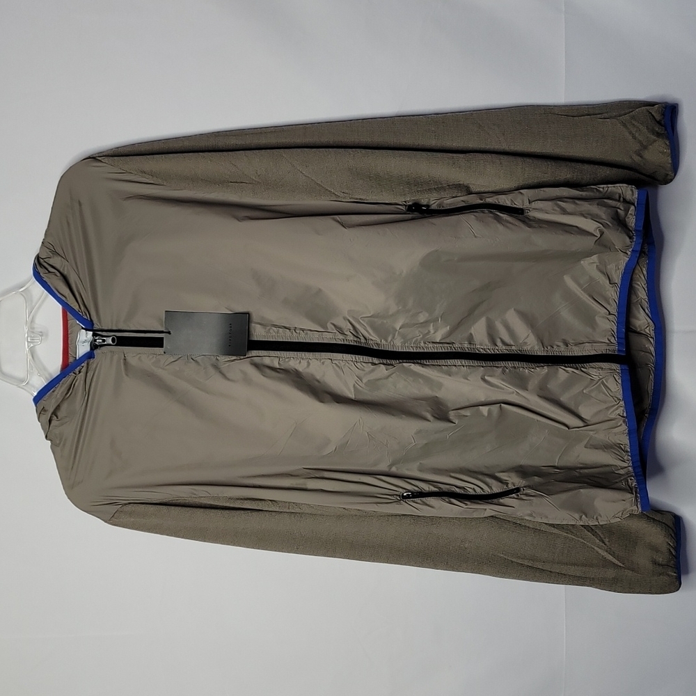 NWT Five Four Pitter hoodie hooded zip up gray windbreaker jacket sz Large